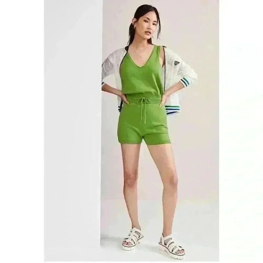 NWT Daily Practice by Anthropologie Knit Romper S